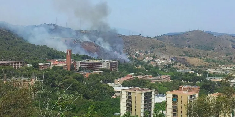 L'incendi de Collserola ja s'ha controlat
