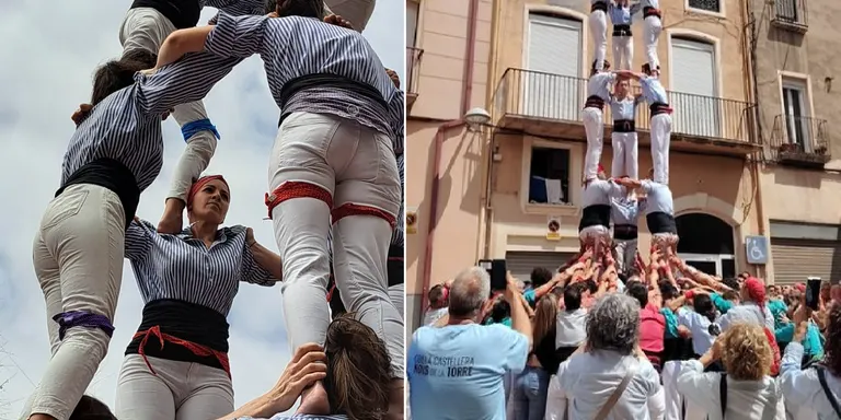 Baix a Mar acull la Diada Mar de Cultures dels Xiquets de Torredembarra