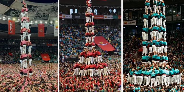 Els Castellers de Vilafranca guanyen el Concurs de Castells