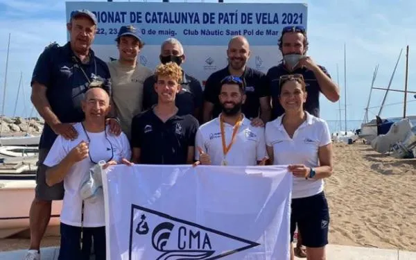 El regatista del CM Altafulla, Edu Serres, puja a la primera categoria del Campionat de Catalunya Patí de Vela