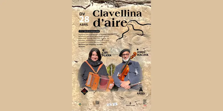 Concert del grup Clavellina d'aire a la Seu d'Urgell, dins del cicle 'Arrel Alt Urgell'