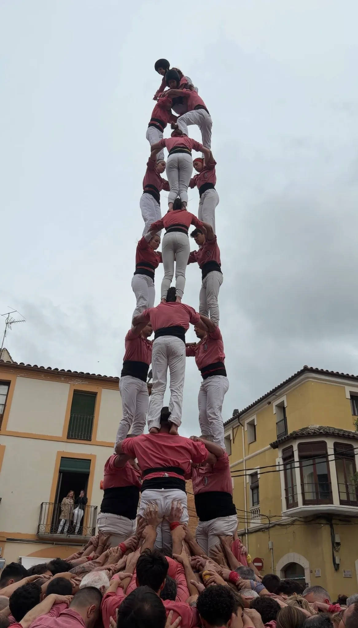 Doblet bàsic de 8 de la Colla Vella a Falset