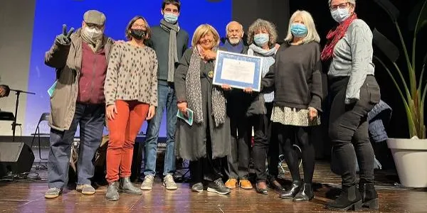 Joana Badia recull la distinció de mèrit del CCT