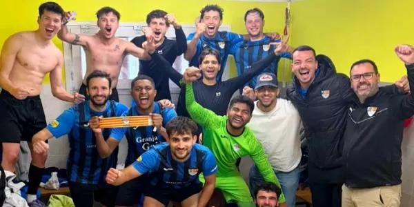 El CF La Riera compleix davant el San Salvador i es retroba amb la victòria (1-4)