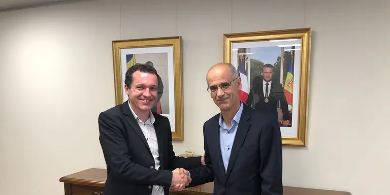 Reunió d'Òscar Ordeig i Antoni Martí