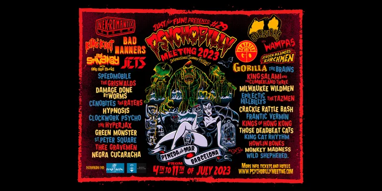Comença el Psychobilly Meeting a Pineda de Mar, amb un gran nombre de visitants internacionals