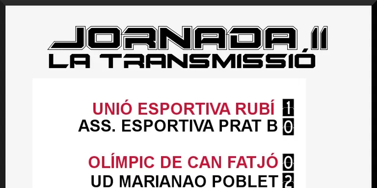 A PEU DE CAMP - JORNADA 11 diumenge matí
