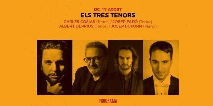 Homenatge als tres grans tenors de la lírica en el cinquè concert del FIM d’Altafulla