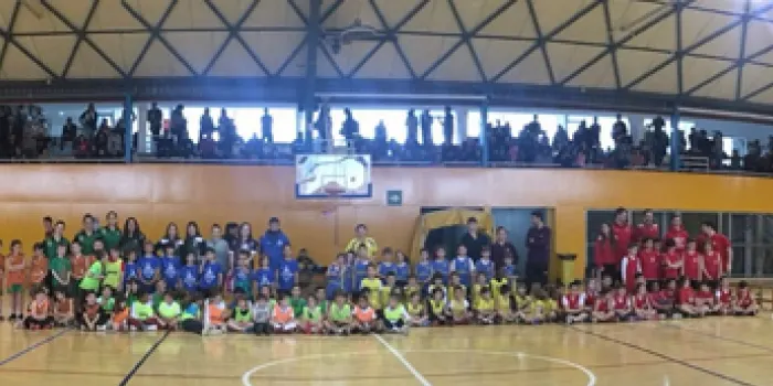 Èxit de la Trobada d’Escoles de Bàsquet que va organitzar l’Arenys Bàsquet