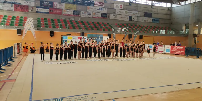 Cita amb la gimnàstica rítmica a Torredembarra