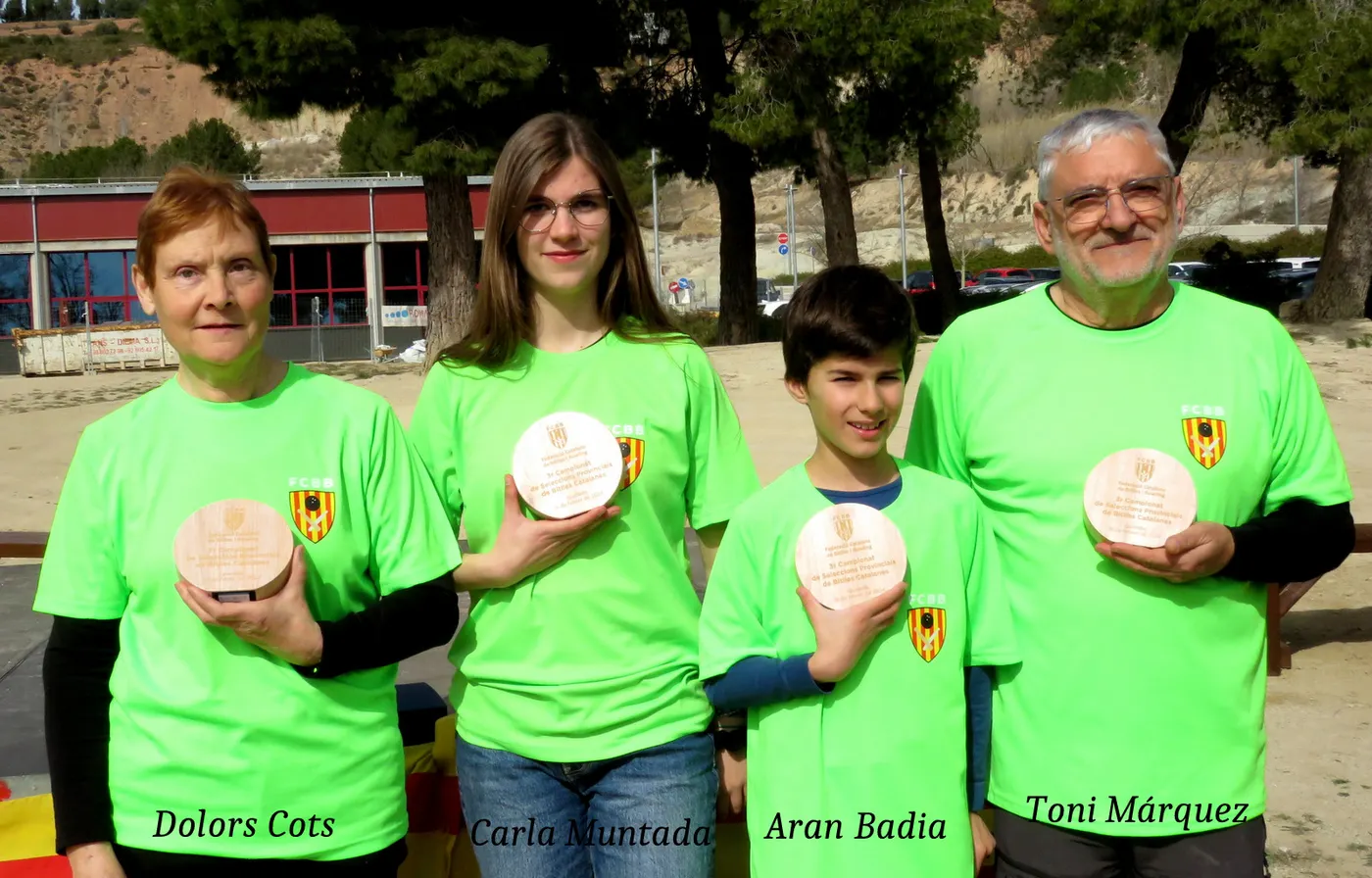 La selecció de Lleida de bitlles, amb la meitat de jugadors d'Olius, guanya el tercer Campionat de Seleccions Provincials