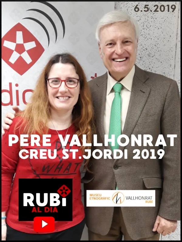 PERE VALLHONRAT - Creu de Sant Jordi pel MUSEU ETNOGRÀFIC VALLHONRAT
