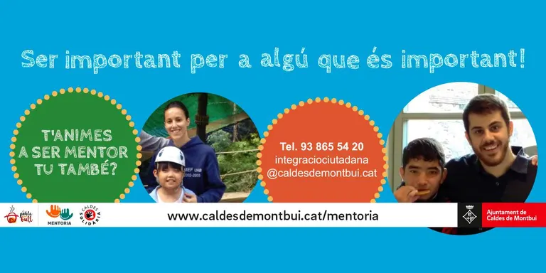 “Ser important per a algú que és important” . Amb aquest lema l'Ajuntament de Caldes vol donar un nou impuls a la crida de voluntariat per al programa Mentoria