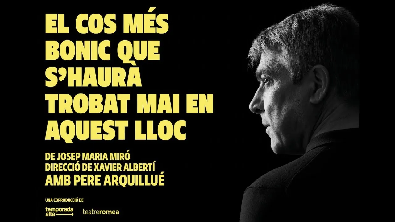 A la venda les entrades per l'obra de teatre "El cos més bonic que s'haurà trobat mai en aquest lloc"