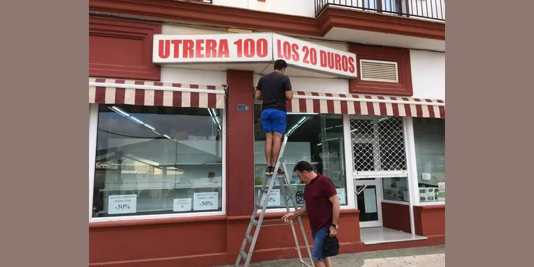La historia de la emblemática tienda 'Los 20 duros', contada en COPE Utrera por su protagonista
