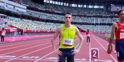 #Tòquio2020 | Pol Moya, setè a la seva sèrie a la prova olímpica dels 800 metres llisos