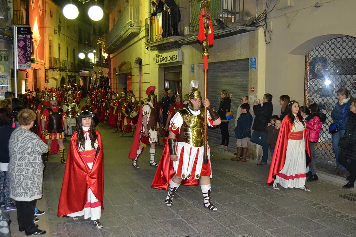 La Processó del Sant Enterrament, acte central de la Setmana Santa vallenca