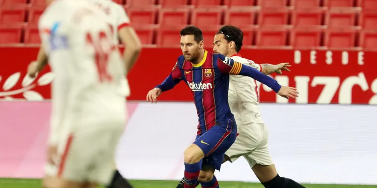 El Barça ensopega al Sánchez-Pizjuán i s'allunya de la Copa