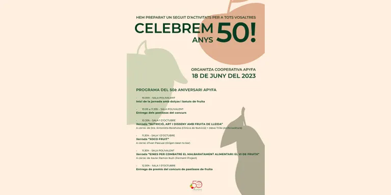 Fruites Apyfa celebra el 50è aniversari
