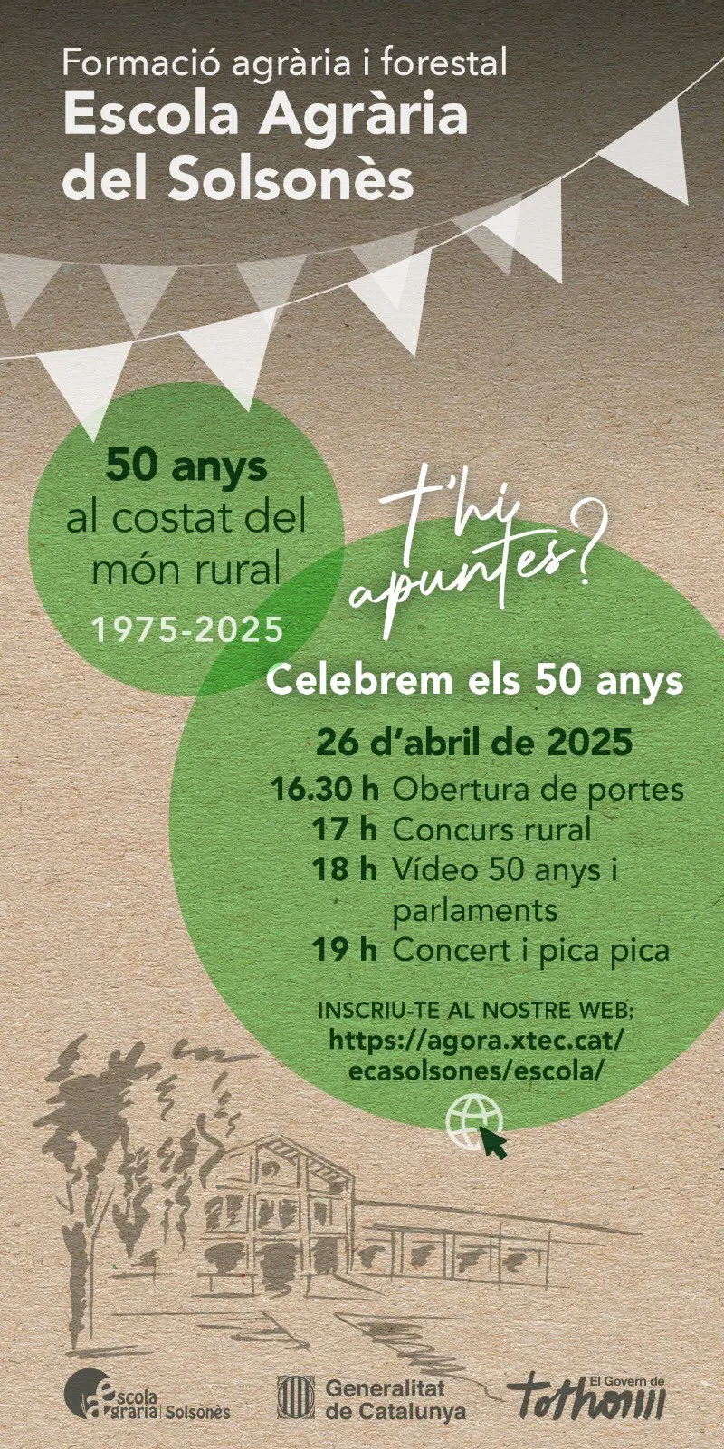 L'Escola Agrària del Solsonès compleix 50 anys