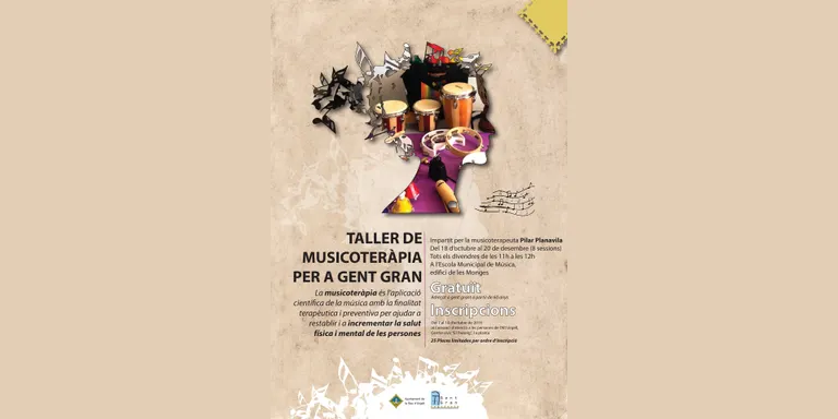 Taller gratuït de musicoteràpia per a gent gran a la Seu d’Urgell