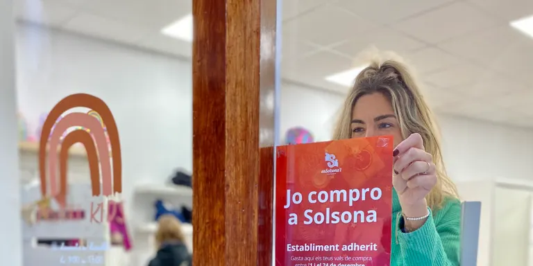 La 3a edició de la campanya comercial nadalenca "Jo compro a Solsona" es tradueix en una despesa de 8.840 euros als establiments locals