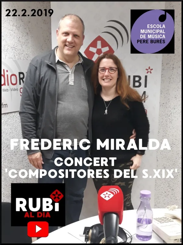 FREDERIC MIRALDA - Director de la Orquestra de Cambra de l'Escola de Música Municipal de Rubí, Pere Burés