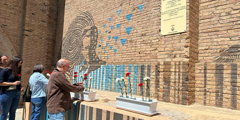 Torredembarra homenatja la memòria d'Esteve Cañellas i tots els deportats als camps nazis