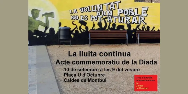 Rosa Montiel, de Caldes Groga: «Estic cansada de les ‘performances’ de la Diada que no porten enlloc»