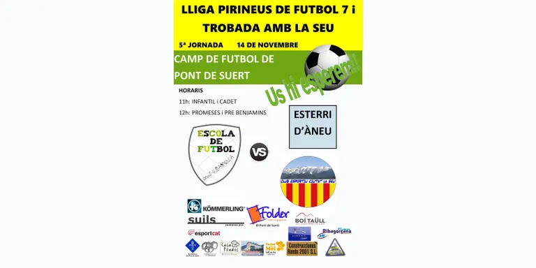 El CE Ciutat de la Seu, a la Lliga Pirineus de futbol 7