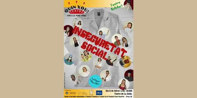 El grup de teatre Quin Xou! torna amb 'Inseguretat social'