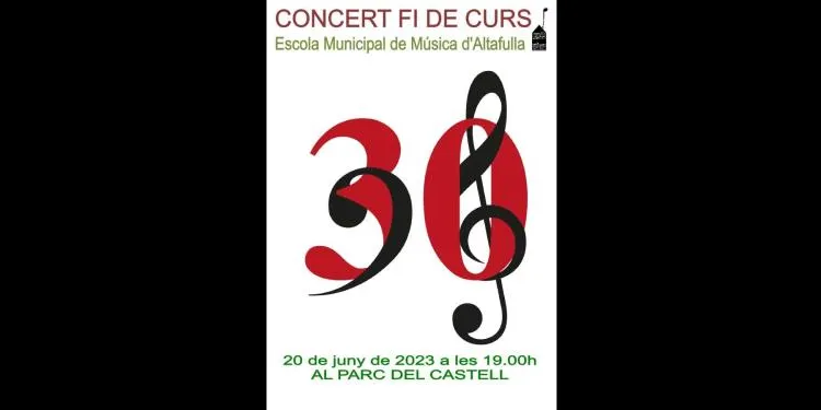 L'Escola Municipal de Música d'Altafulla posa el colofó al 30è aniversari amb un gran concert aquest dimarts