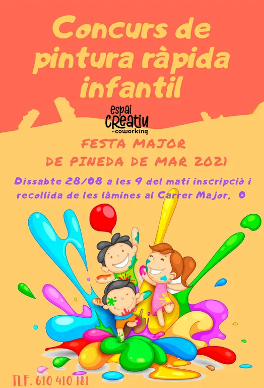 Concurs de pintura ràpida infantil