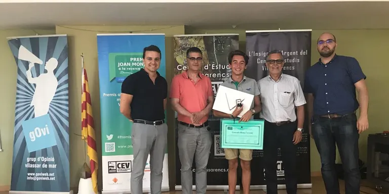 Gonzalo Mena guanya la cinquena edició dels Premis Joan Monjo