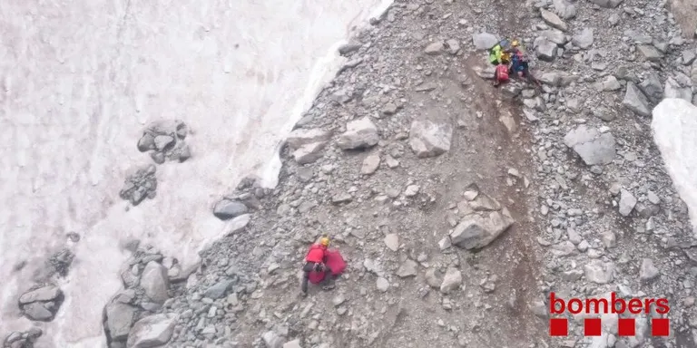 Ferit crític un excursionista després de relliscar a la Vall de Boí