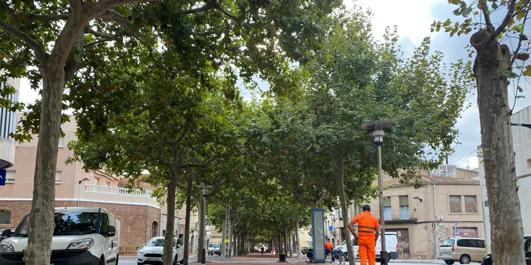 La Rambla inicia els treballs de pintura en els darrers trams