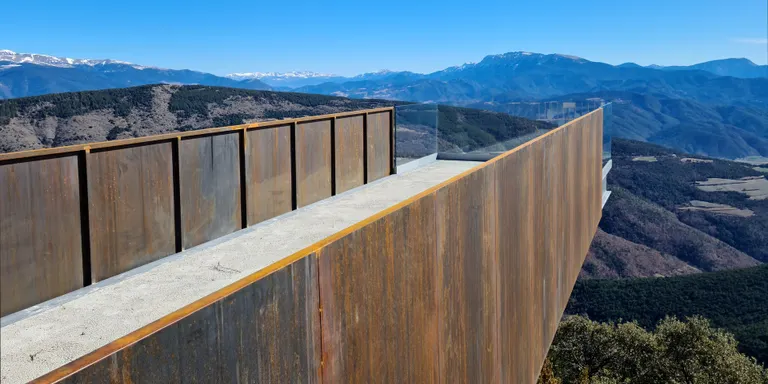 El nou mirador del Port del Cantó tindrà un voladís de 15 metres
