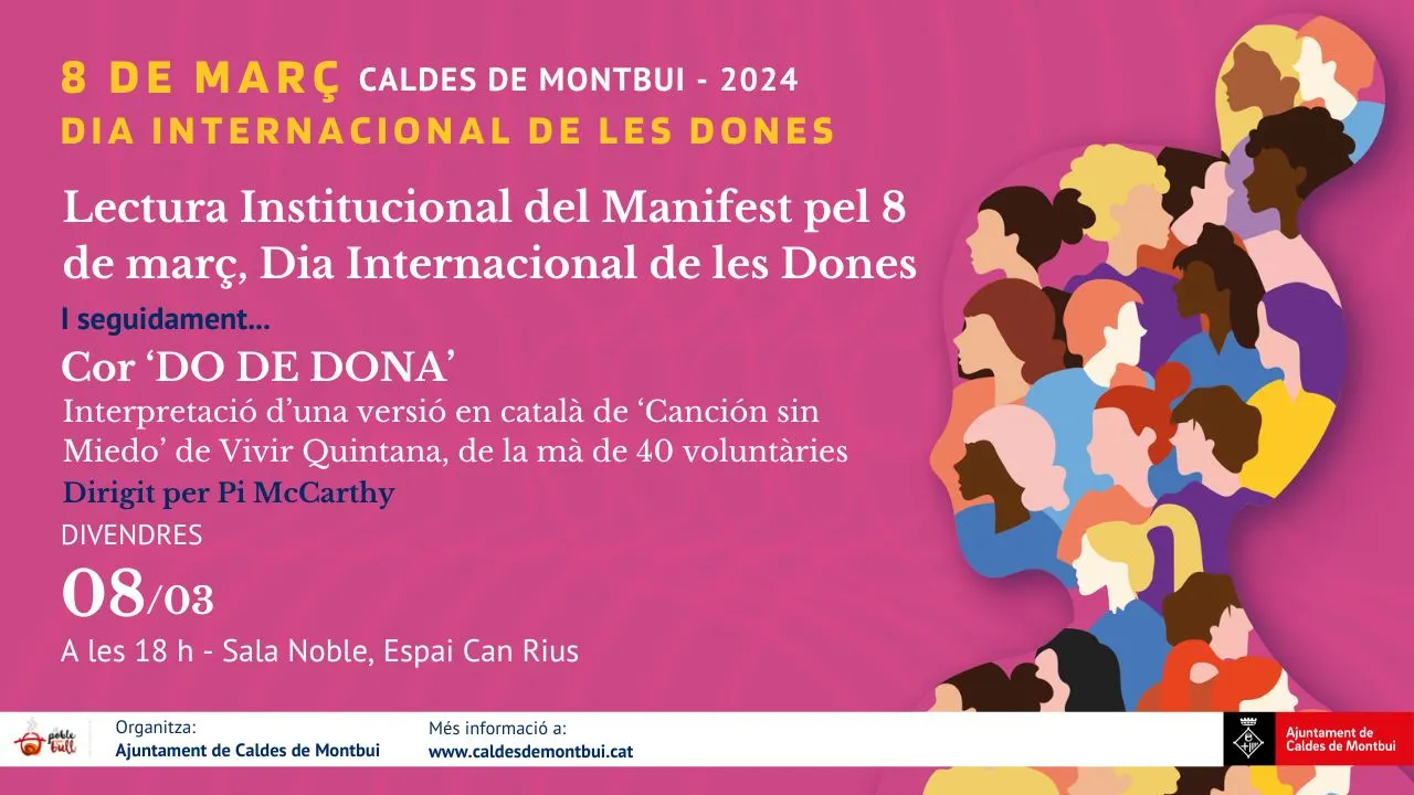 Caldes se suma a la celebració del 8M