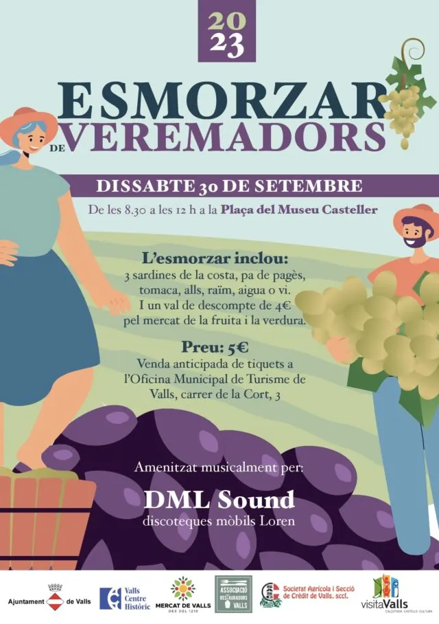 Valls acollirà una nova edició de l’Esmorzar de Veremadors