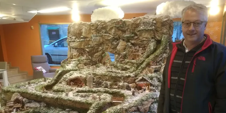 El pessebre de Mobles Escolà incorpora diferents novetats en la seva 11a edició