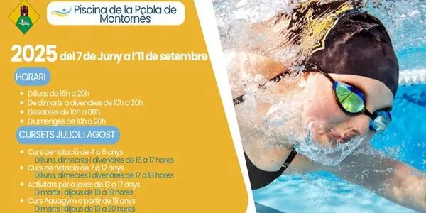 La Pobla de Montornès obrirà la piscina el 7 de juny
