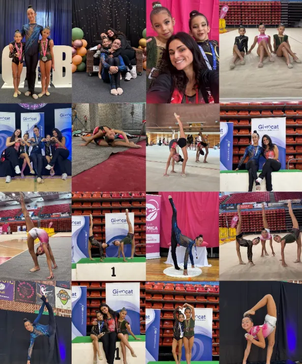 Quatre esportistes calderines surten amb medalla del Campionat de Catalunya Individual de Gimnasia Rítmica i es classifiquen per ales d’Espanya
