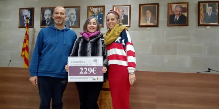 L'Ajuntament d'Agramunt entrega 229 euros a Stargardt Go