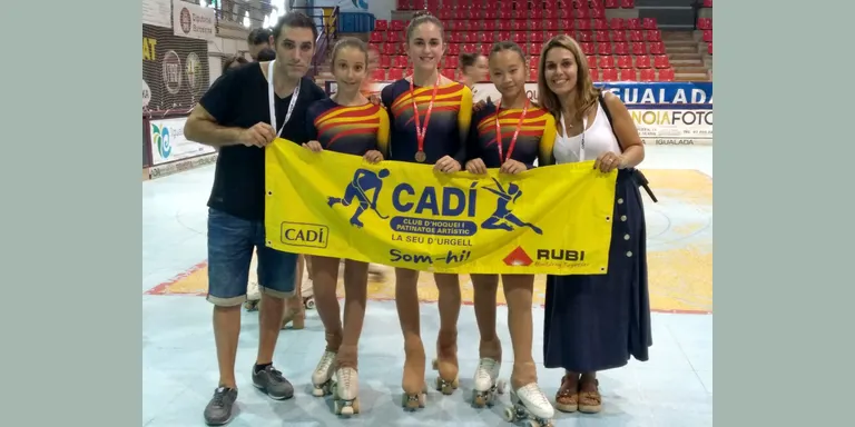 Tres patinadores del CHPA Cadí al Campionat català benjamí, aleví i infantil
