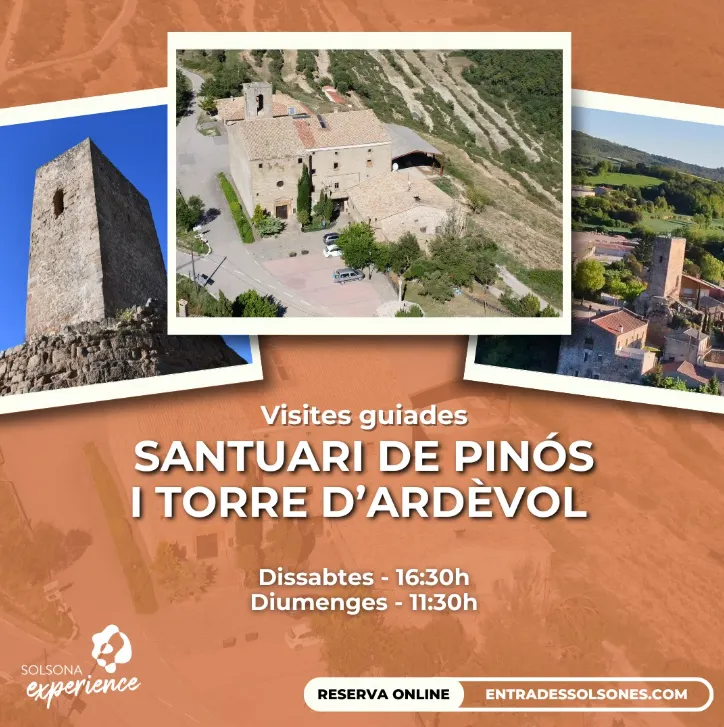 Solsona Experience estrena una visita guiada conjunta al Santuari de Pinós i a la Torre d'Ardèvol