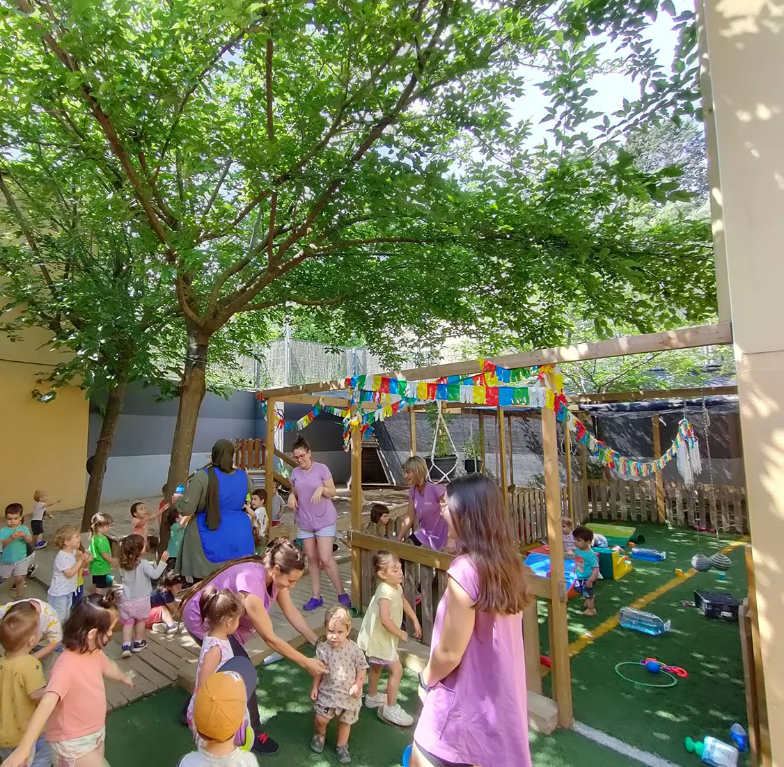 L'escola bressol Els Petits Gegants ofereix un casal d'estiu per a tots els infants fins a 3 anys