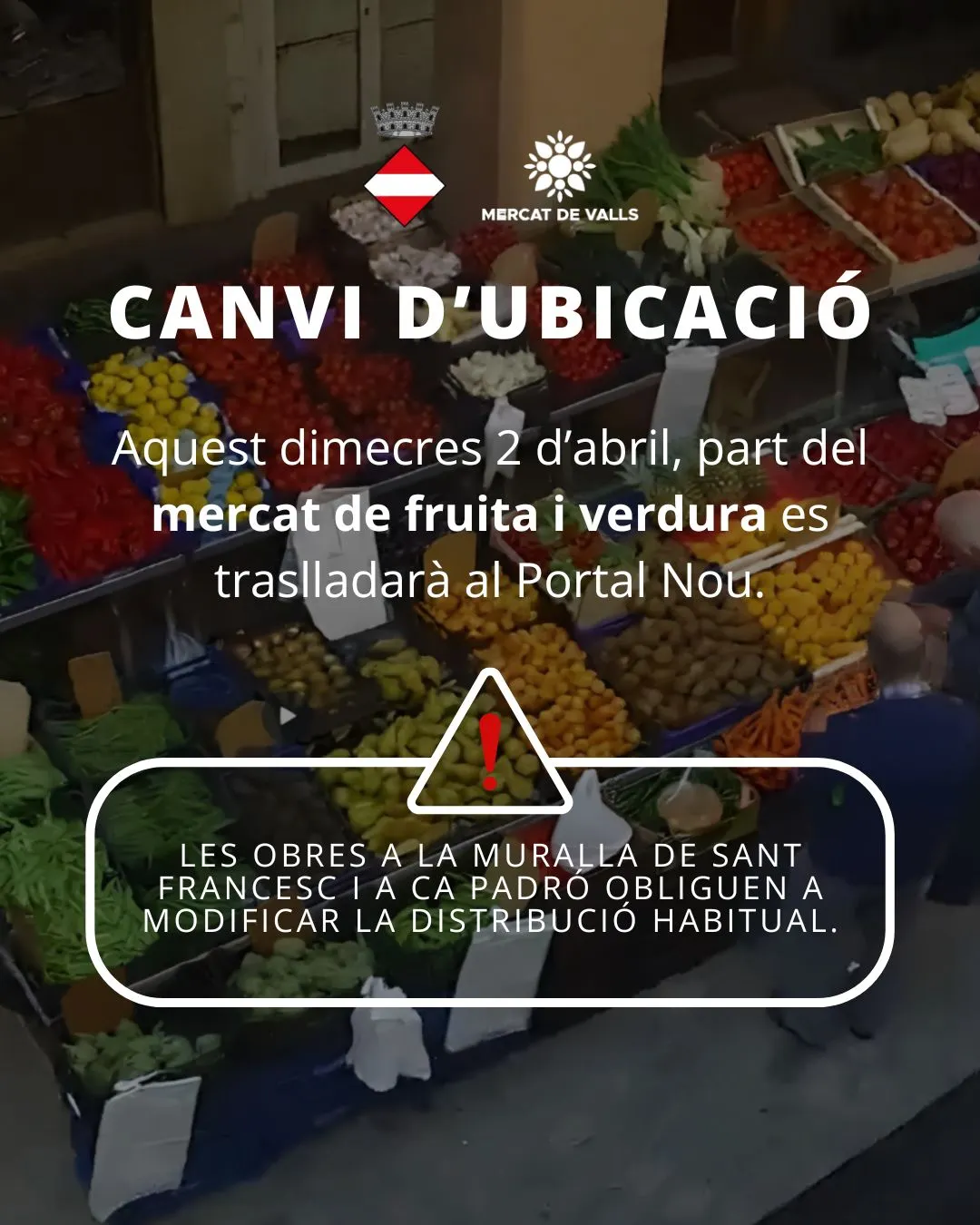 Canvis al Mercat de la Fruita i la Verdura