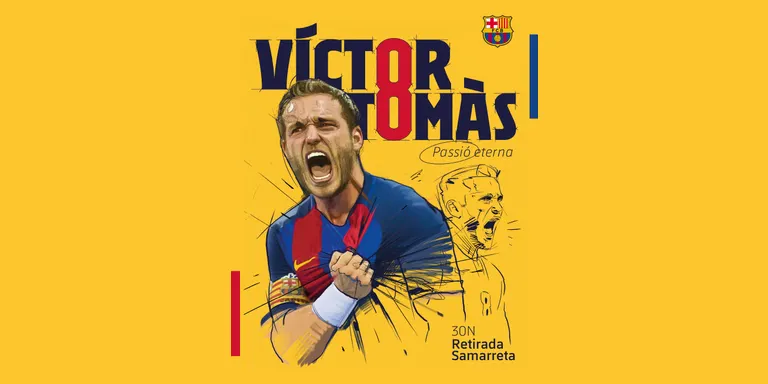 El Barça retirarà la samarreta de Víctor Tomàs el 30 de novembre
