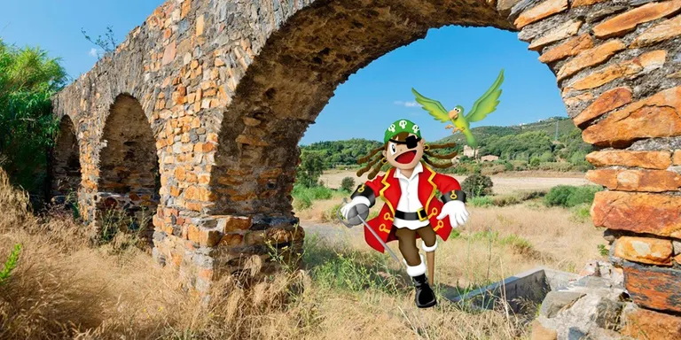 Pineda al 'Catalunya, Hola Família' amb el jove pirata Dragut