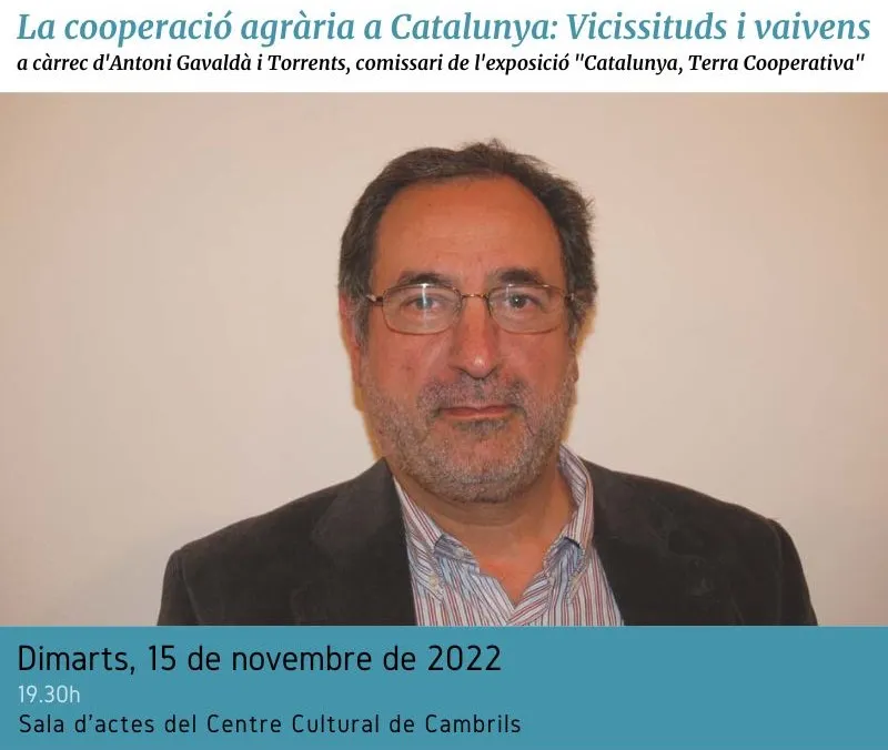 El Cicle Memòria de Tardor es clou amb la conferència ‘La cooperació agrària a Catalunya: vicissituds i vaivens’